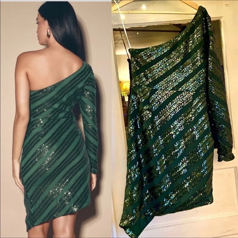 LULUS SEQUINS DRESS - Picture 2 of 10